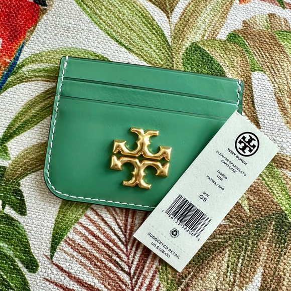 ★ TORY BURCH ★ ELEANOR SPAZZOLATO カードケース TORY BURCH Eleanor Card Case Spazzolato Leather Patina